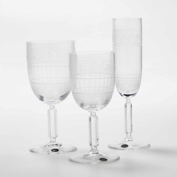 Parte di servizio di calici Versace<BR>Germania, Manifattura Rosenthal, XX secolo  - Asta Arredo per la tavola - Associazione Nazionale - Case d'Asta italiane