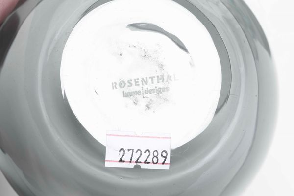 Sei bicchieri da acqua<BR>Germania, Manifattura Rosenthal, XX secolo  - Asta Arredo per la tavola - Associazione Nazionale - Case d'Asta italiane