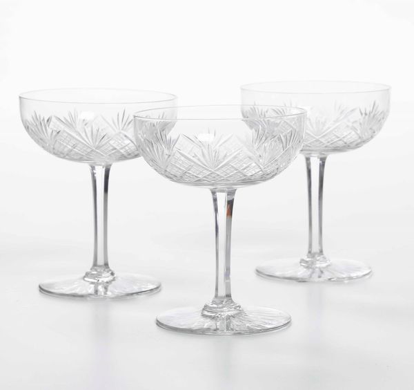 Sei coppe da champagne  - Asta Arredo per la tavola - Associazione Nazionale - Case d'Asta italiane