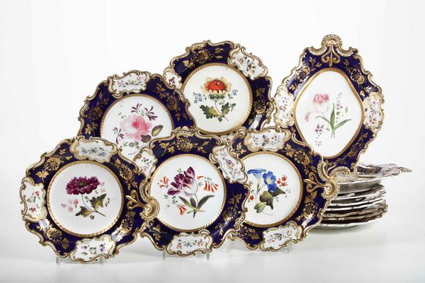 Tredici piatti, XIX secolo  - Asta Arredo per la tavola - Associazione Nazionale - Case d'Asta italiane