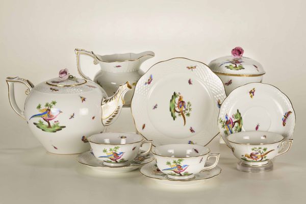 Servizio da t�<BR>Ungheria, Manifattura Herend, 1941  - Asta Arredo per la tavola - Associazione Nazionale - Case d'Asta italiane