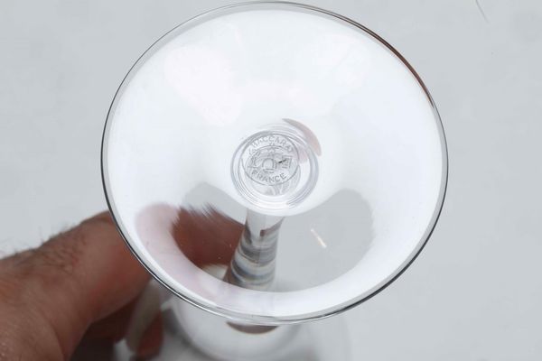 Parte di servizio di calici Oenologie<BR>Baccarat, seconda met� del XX secolo  - Asta Arredo per la tavola - Associazione Nazionale - Case d'Asta italiane