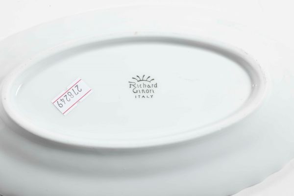 Parte di servizio da tavola Vecchio Ginori<BR>Doccia, Manifattura Richard Ginori, XX secolo  - Asta Arredo per la tavola - Associazione Nazionale - Case d'Asta italiane