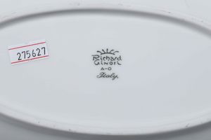 Servizio da tavola<BR>Doccia, Manifattura Richard Ginori, XX secolo  - Asta Arredo per la tavola - Associazione Nazionale - Case d'Asta italiane