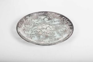 Servizio da liquore dipinto a mano, XX secolo  - Asta Arredo per la tavola - Associazione Nazionale - Case d'Asta italiane