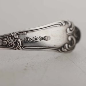 Sei tazze da caff� con cucchiaini in argento<BR>Doccia, Manifattura Ginori, XX secolo  - Asta Arredo per la tavola - Associazione Nazionale - Case d'Asta italiane