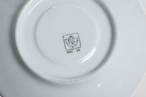 Servizio da tavola<BR>Doccia, Manifattura Richard Ginori, XX secolo  - Asta Arredo per la tavola - Associazione Nazionale - Case d'Asta italiane