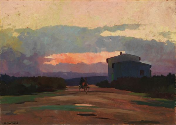 Renato Natali : Tramonto  - Asta Importanti Dipinti e Arredi Antichi - Associazione Nazionale - Case d'Asta italiane