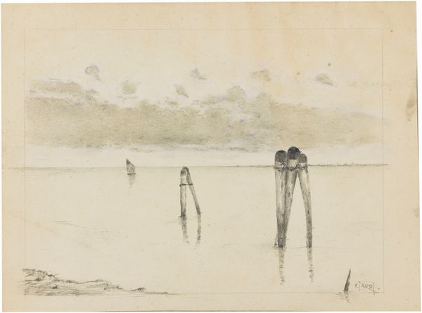 GUGLIELMO CIARDI : Sei disegni a soggetto �Laguna�  - Asta Importanti Dipinti e Arredi Antichi - Associazione Nazionale - Case d'Asta italiane