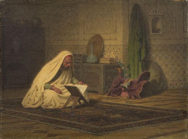 Stefan Bakalowicz : Lettura araba  - Asta Importanti Dipinti e Arredi Antichi - Associazione Nazionale - Case d'Asta italiane