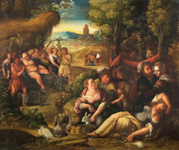 Dosso Dossi (seguace di) : Trionfo di Bacco e Arianna abbandonata a Nasso  - Asta Importanti Dipinti e Arredi Antichi - Associazione Nazionale - Case d'Asta italiane