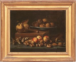 Tommaso Salini, detto Mao (attr. a) - Natura morta con noci