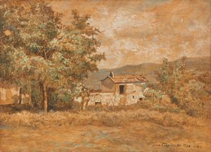 Gino Romiti - Casolare in campagna