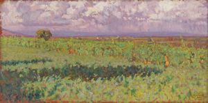 Giorgio Kienerk - Sole e nuvole