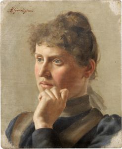 Michele Gordigiani - Ritratto di donna