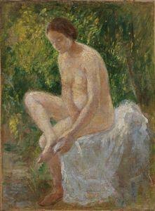 Ignoto del XX secolo - Bagnante