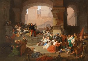 Domenico Morelli - Cesare Borgia a Capua