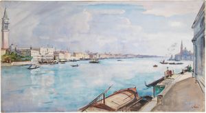 FIORAVANTE SEIBEZZI - Veduta del Canal Grande