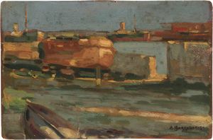 Leonardo Bazzaro - Barche in secca