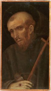 Scuola spagnola fine del XVI secolo - San Francesco