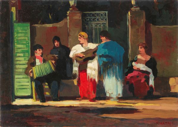 Renato Natali : Stornelli alla livornese  - Asta Dipinti e Sculture del XIX e XX secolo - Associazione Nazionale - Case d'Asta italiane