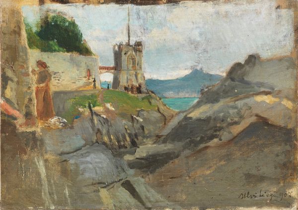 Ulvi Liegi : Lungomare a Nervi  - Asta Dipinti e Sculture del XIX e XX secolo - Associazione Nazionale - Case d'Asta italiane