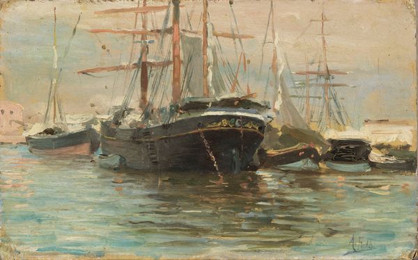 Arturo Faldi : Porto  - Asta Dipinti e Sculture del XIX e XX secolo - Associazione Nazionale - Case d'Asta italiane