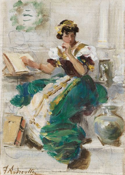 Federico Andreotti : Figura femminile  - Asta Dipinti e Sculture del XIX e XX secolo - Associazione Nazionale - Case d'Asta italiane