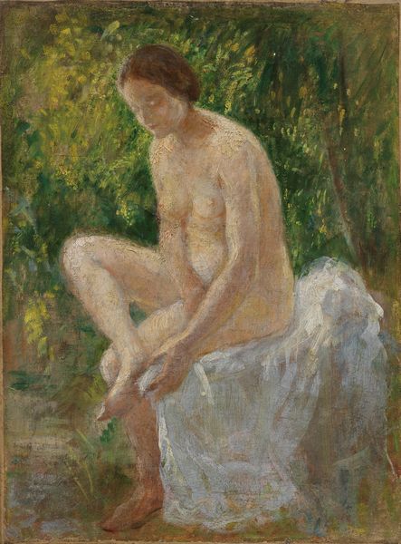 Ignoto del XX secolo : Bagnante  - Asta Dipinti e Sculture del XIX e XX secolo - Associazione Nazionale - Case d'Asta italiane