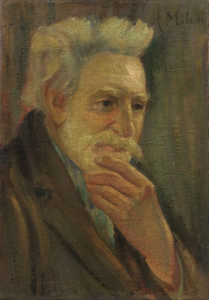 Alessandro Milesi : Autoritratto  - Asta Dipinti e Sculture del XIX e XX secolo - Associazione Nazionale - Case d'Asta italiane