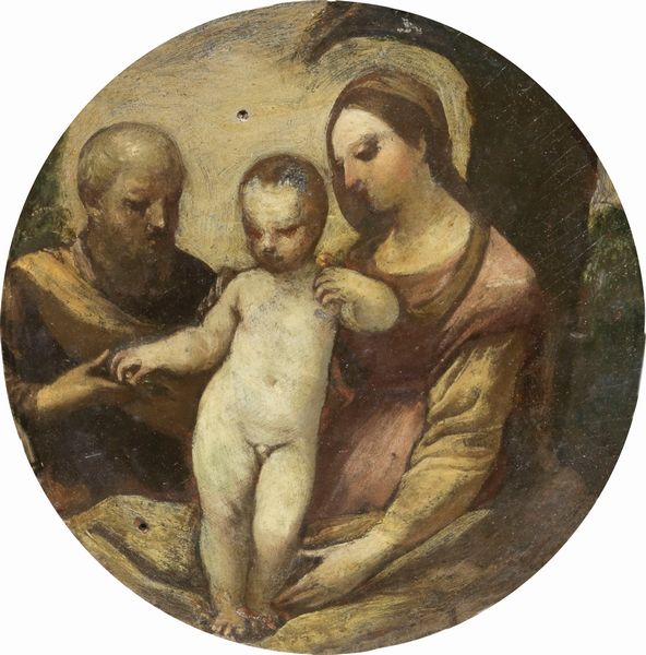 Simone Cantarini (attr. a) : Sacra Famiglia  - Asta Dipinti e Sculture del XIX e XX secolo - Associazione Nazionale - Case d'Asta italiane