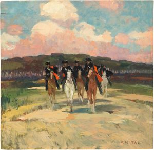 Renato Natali - Pattuglia al Tombolo