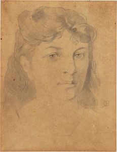 Anonimo del XIX secolo - Ritratto di giovinetta
