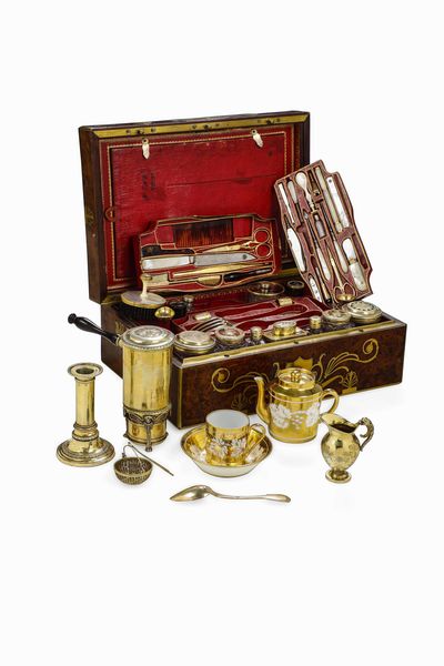 Necessaire da viaggio. Francia, Parigi fine XVIII - inizi XIX secolo  - Asta Dimore italiane - Associazione Nazionale - Case d'Asta italiane