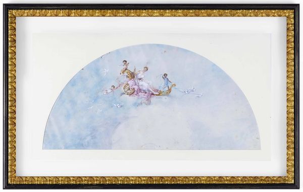 Pittore del XIX secolo Il carro di Venere (o Aurora?)  - Asta Dimore italiane - Associazione Nazionale - Case d'Asta italiane