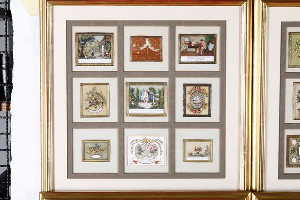 Collezione di cinquantaquattro miniature benaugurali. Differenti epoche e manifatture del XIX-XX secolo  - Asta Dimore italiane - Associazione Nazionale - Case d'Asta italiane