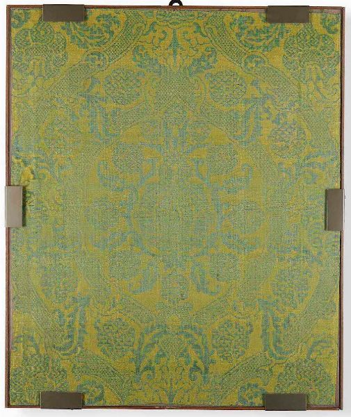 Lotto di cinque tessuti in cornice  - Asta Dimore italiane - Associazione Nazionale - Case d'Asta italiane