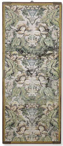 Lotto di cinque tessuti in cornice  - Asta Dimore italiane - Associazione Nazionale - Case d'Asta italiane