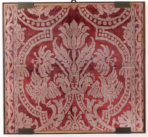 Lotto di sei tessuti XX secolo  - Asta Dimore italiane - Associazione Nazionale - Case d'Asta italiane