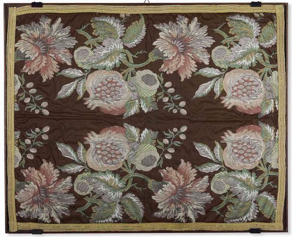 Lotto di Cinque tessuti in cornice  - Asta Dimore italiane - Associazione Nazionale - Case d'Asta italiane