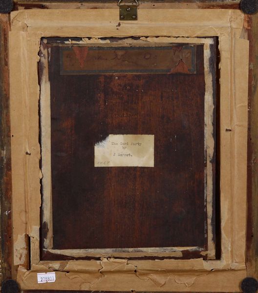 J. Serret (XIX-XX secolo) The card party  - Asta Dimore italiane - Associazione Nazionale - Case d'Asta italiane