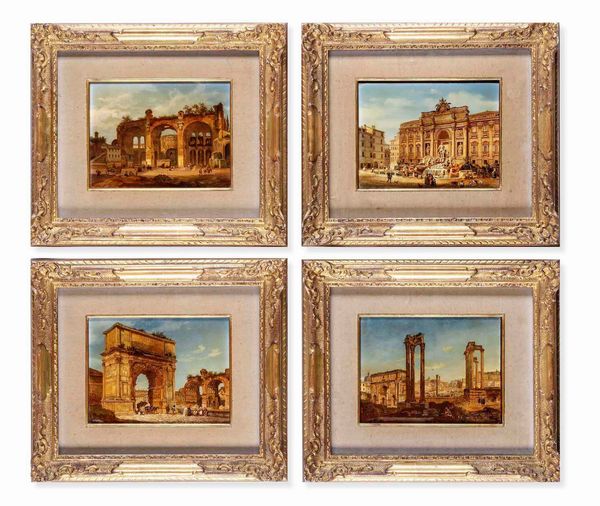 Vedute di Roma  - Asta Dimore italiane - Associazione Nazionale - Case d'Asta italiane