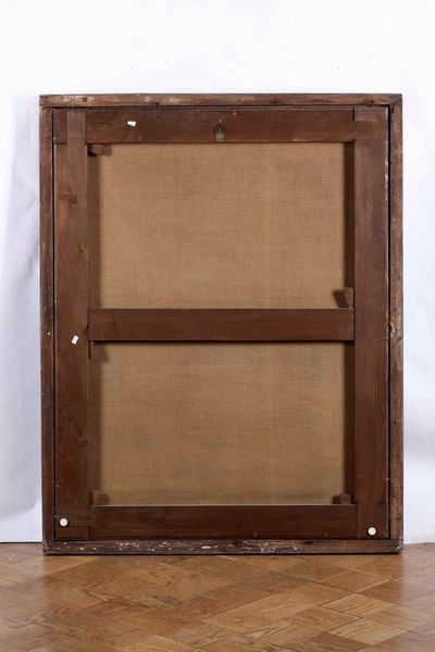 Scuola emiliana del XVIII secolo Capriccio con rovine classiche e figure  - Asta Dimore italiane - Associazione Nazionale - Case d'Asta italiane