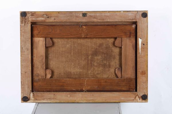 Scuola del XVIII secolo Coppia di vedute fluviali con architetture  - Asta Dimore italiane - Associazione Nazionale - Case d'Asta italiane