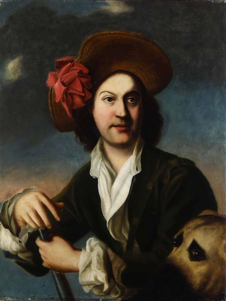 Scuola del XVIII secolo Ritratto di cacciatore  - Asta Dimore italiane - Associazione Nazionale - Case d'Asta italiane