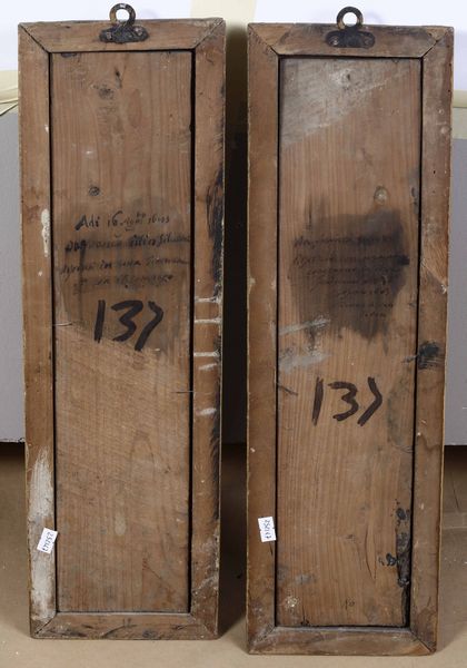 Scuola del XVII secolo Scene allegoriche  - Asta Dimore italiane - Associazione Nazionale - Case d'Asta italiane