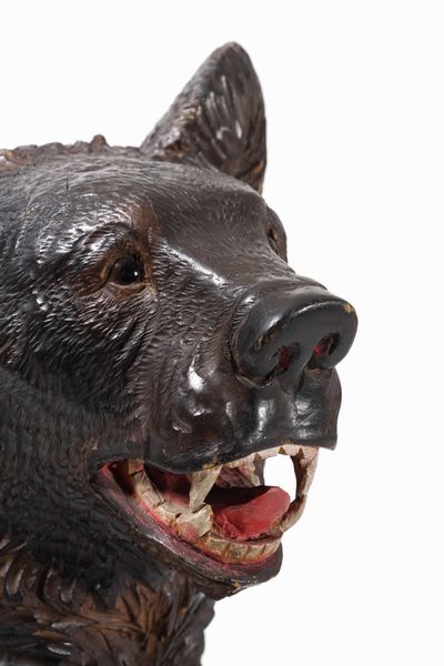 Portaombrelli a guisa di orso foresta nera. Legno scolpito. Brienz, Svizzera, XIX-XX secolo  - Asta Dimore italiane - Associazione Nazionale - Case d'Asta italiane