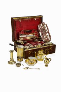 Necessaire da viaggio. Francia, Parigi fine XVIII - inizi XIX secolo  - Asta Dimore italiane - Associazione Nazionale - Case d'Asta italiane