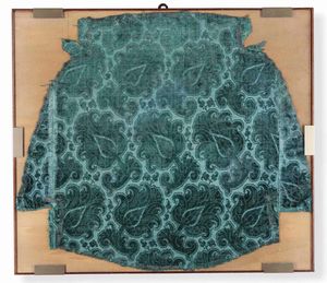 Lotto di cinque tessuti in cornice  - Asta Dimore italiane - Associazione Nazionale - Case d'Asta italiane