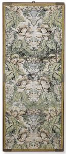 Lotto di cinque tessuti in cornice  - Asta Dimore italiane - Associazione Nazionale - Case d'Asta italiane